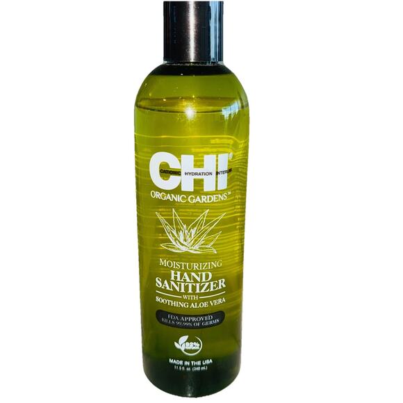 CHI Hand Moisturizing Sanitizer Soothing Aloe Vera Kills 99% of Germs Free Ship - Picture 1 of 3